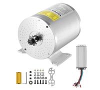 VEVOR Kit de moteur électrique sans balais, 2000 W, moteur électrique CC avec contrôleur de vitesse amélioré, 48 V 4300 tr/min, moteur électrique sans brosse, pour kart, vélo électrique, moto, scooter