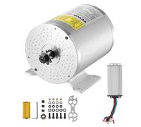 VEVOR Kit de moteur électrique sans balais, 2000 W, moteur électrique CC avec contrôleur de vitesse amélioré, 48 V 4300 tr/min, moteur électrique sans brosse, pour kart, vélo électrique, moto, scooter