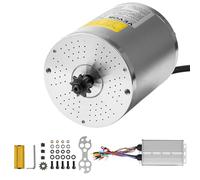 VEVOR Kit de moteur électrique sans balais, 3000 W, moteur électrique CC avec contrôleur de vitesse amélioré, 72 V 4900 tr/min, moteur électrique sans brosse, pour kart, vélo électrique, moto, scooter