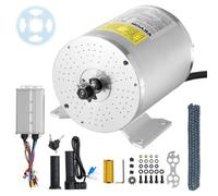 VEVOR Kit de moteur électrique sans balais, 3000 W, moteur électrique CC pour karts, 72 V 4900 tr/min, avec contrôleur de vitesse et kit de poignée d'accélérateur, pour vélo électrique, moto, scooter