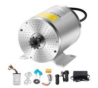 VEVOR Kit de moteur électrique sans balais, 500 W, moteur électrique CC pour karts, 36 V 3000 tr/min, avec contrôleur de vitesse et kit de poignée d'accélérateur, pour vélo électrique, moto, scooter