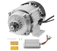 VEVOR Kit de moteur électrique sans balais, 500 W, moteur électrique CC pour karts, avec contrôleur de vitesse, 48 V 2700 tr/min, moteur électrique sans brosse, pour vélo électrique, moto, scooter