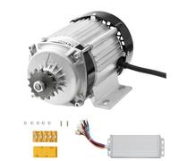 VEVOR Kit de moteur électrique sans balais, 750 W, moteur électrique CC pour karts, avec contrôleur de vitesse, 48 V 2700 tr/min, moteur électrique sans brosse, pour vélo électrique, moto, scooter