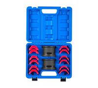 VEVOR Kit de Presse à Roulements 14 Pièces, Coffret d’Outils de Démontage et de Montage de Bagues et Joints de Roulements, avec Bagues et Adaptateurs, en Acier au Carbone, pour Entretien Automobile