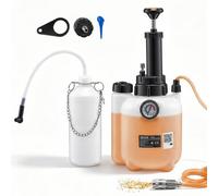 Kit de Purge de Frein Manuel 3 L-VEVOR-Purgeur Liquide de Frein à Pression, avec Bouteille de Récupération 1 L, pour Moto, Voiture