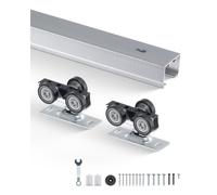 VEVOR Kit de quincaillerie pour porte coulissante robuste à 3 roues 1441 mm