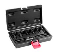 VEVOR Kit de Réparation de Filetage 7 Pièces, Outils à Restaurer les Filetages Abîmes Métriques M10 M12 M14 M18 M20 M22, avec Étui, Acier au Carbone Traité Thermiquement, pour Réparation Automobile