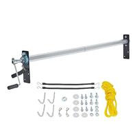VEVOR Kit rouleaux bâche à manivelle 1,6–2,6 m, alliage d'aluminium, poignée enveloppée d'éponge 7"