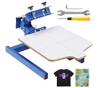 VEVOR Kit de sérigraphie 1 couleur 1 station de sérigraphie 55 x 45 cm pour t-shirt