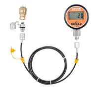 VEVOR Kit de Test de Pression Hydraulique, 1 Manomètre Numérique 0-10000 PSI 0-700 Bar avec 1 Raccord de Test, 1 Raccord Rapide et 1 Tuyau, pour Excavatrices Machines de Construction Chantier