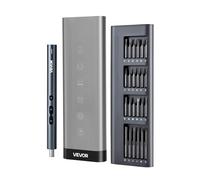 VEVOR Kit de Tournevis de Précision avec 48 Embouts Magnétiques, Mini Tournevis Électronique avec Coffret Magnétique, Embouts en Acier S2, Éclairage LED, pour Réparation d'Appareils Électroniques