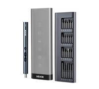 VEVOR Kit de Tournevis de Précision avec 48 Embouts Magnétiques, Mini Tournevis Électronique avec Coffret Magnétique, Embouts en Acier S2, Éclairage LED, pour Réparation d'Appareils Électroniques