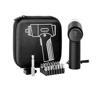 VEVOR Kit de Tournevis électrique sans Fil, Visseuse 7 Réglages de Couple 0,5-5 Nm, Batterie 2500 mAh, avec 32 Embouts, Affichage Numérique, Éclairage LED, pour Réparation Électrique de Meubles