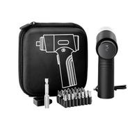 VEVOR Kit de Tournevis électrique sans Fil, Visseuse 7 Réglages de Couple 0,5-5 Nm, Batterie 2500 mAh, avec 32 Embouts, Affichage Numérique, Éclairage LED, pour Réparation Électrique de Meubles