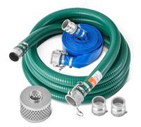 VEVOR Kit de tuyau d'aspiration pour pompe à eau 50,8 mm x 15,24 m tuyau vert
