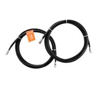 VEVOR Kit de Tuyau Hors-Bord 2 Pièces 6,09 m Flexible Hydraulique TPEE Anti-fuite avec Interfaces Standard SAE J516 Compatible avec Système de Direction Hydraulique Hors-Bord Jusqu’à 300 HP Bateau