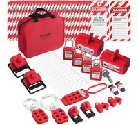 VEVOR Kit de verrouillage électrique cadenas de sécurité 47 pcs avec moraillons