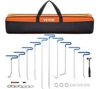 VEVOR Kit de Débosselage sans Peinture Tiges de Débosselage 20PCS Carrosserie