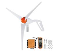 VEVOR Kit d'éolienne 12 V-500 W avec anémomètre, générateur d'énergie éolienne à 3 lames, contrôleur MPPT et direction du vent réglable, convient pour la maison, les camping-cars, les bateaux, la