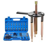 VEVOR Kit d'Extracteur de Roulements à 3 Mâchoires 36PCs, Kit d'Extraction de Roulements Internes et Externes sans Arbre Intérieur, Multifonctionnel, avec Étui de Rangement Portable Robuste, Atelier