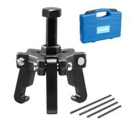 VEVOR Kit d'Extraction d'Équilibreur Harmonique, Extracteur de Poulie Réglable à 3 Mâchoires avec 4 Tiges de Forçage, Outil pour Retirer Les Amortisseurs d’Harmoniques sans Démonter Le Radiateur