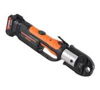 VEVOR Kit d'outil de sertissage avec 2 batteries 20 V 4,0 Ah mâchoires V15 22 28 Noir