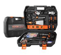 VEVOR kit d'outils à main ménager général avec tournevis sans fil et étui 96 pcs