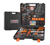 VEVOR kit d'outils de réparation domestique, 216 pièces, ensemble d'outils à main ménager général, avec boîte à outils portable, acier de haute qualité, pour entretien de la maison, réparation d'auto