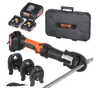 Kit d'outils de sertissage de tuyaux avec 2 batteries mâchoires M15 22 28