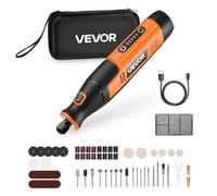 VEVOR Kit d'outils rotatifs sans fil, 73 PCs, mini-outil rotatif électrique portable CC 4 V, 5 vitesses, 7000-20000 tr/min, pour gravure, ponçage, polissage, sculpture, découpe et loisirs créatifs