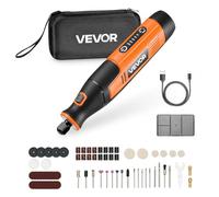 VEVOR Kit d'outils rotatifs sans fil, 73 PCs, mini-outil rotatif électrique portable CC 4 V, 5 vitesses, 7000-20000 tr/min, pour gravure, ponçage, polissage, sculpture, découpe et loisirs créatifs