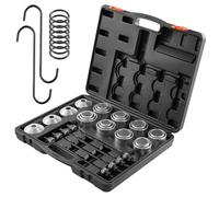 VEVOR Kit Extracteur de Roulements et Silentbloc 28PCs, Outils de Montage et de Démontage de Silentblocs Bague en Acier, avec Étui de Transport, Compatibilité Multi-Véhicules pour Moteurs LCV et HGV