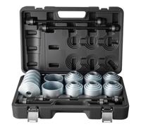 VEVOR Kit Extracteur de Silentblocs et Roulements 36PCs, Outils de Montage et de Démontage de Silentblocs Bagues et Joints, avec Coffret, Compatible avec Les Moteurs LCV et PL, Réparation Automobile