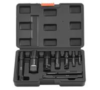 VEVOR Kit Extracteurs de Tuyaux Cassés 9PCs, Outils d'Extraction de Tuyaux avec Coffret, pour Retirer les Raccords Filetés Endommagés 1/8 à 1 pouce 3-25 mm Plombiers Mécaniciens, en Acier Cr-Mo