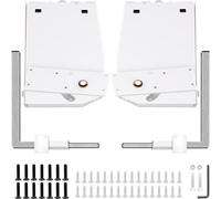 VEVOR Kit Mécanisme de Montage Mural à Ressort, Capacité de Charge Robuste 450 kg, Kit de Bricolage Quincaillerie Support de Lit pour Largeur de 1,2 à 1,8 m Lit Murphy, King Queen Vertical, Blanc