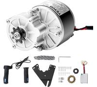 VEVOR Kit moteur électrique à courant continu 250 W, moteur puissant - moteur 24 V 2700 tr/min, kit poignée des gaz pour vélos électriques, motos, scooters