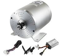 VEVOR Kit moteur électrique à courant continu sans balais 1800 W - moteur 48 V à grande vitesse avec régulateur de vitesse 38 A, pédale d'accélérateur et kit de câblage