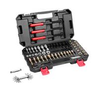 VEVOR 61PCs Kit Outils à Restaurer les Filetages Abîmes UNC UNF Métriques Lime