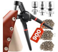VEVOR Kit outils pour œillets métalliques avec pince 900 pièces 6 mm 10 mm 12 mm