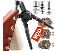 VEVOR Kit outils pour œillets métalliques avec pince 900 pièces 6 mm 8 mm 10 mm