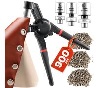 VEVOR Kit outils pour œillets métalliques avec pince 900 pièces 8 mm 10 mm 12 mm