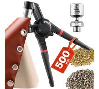 VEVOR Kit outils pour œillets métalliques avec pince à œillets 500 pièces 6 mm