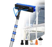 VEVOR Kit Perche Télescopique Nettoyage de Panneaux Solaires Extensible à 6 m