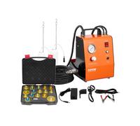 VEVOR Kit purge de frein électrique pour alimentation CC et CA, kit purge maître-cylindre de frein professionnel 220 V avec manomètre et pompe à air intégrée, polyvalent, pour la plupart des véhicules