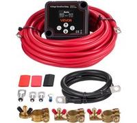 VEVOR Kit Relais Sensible à La 12V 140A Compatible Batteries Lithium-ion Pour Voiture