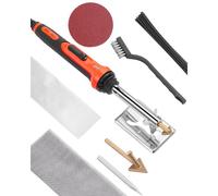 VEVOR Kit Soudure Plastique Fer à Souder 60 W/100 W avec 3 Embouts et 20 Tiges