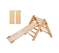 VEVOR Kit Triangle d'Escalade Montessori 4-en-1 avec Rampe pour Enfants 1-3 ans