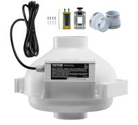 VEVOR Kit Ventilateur d'Atténuation Radon de Conduit en Ligne 98-114 mm 260 CFM