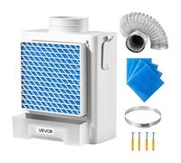 VEVOR Kit Ventilation de Sèche-linge avec Tuyau Échappement 1,5 m Réservoir Eau
