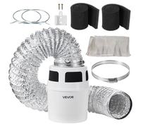 VEVOR Kit Ventilation de Sèche-linge avec Réservoir Eau Tuyau Échappement 1,5 m